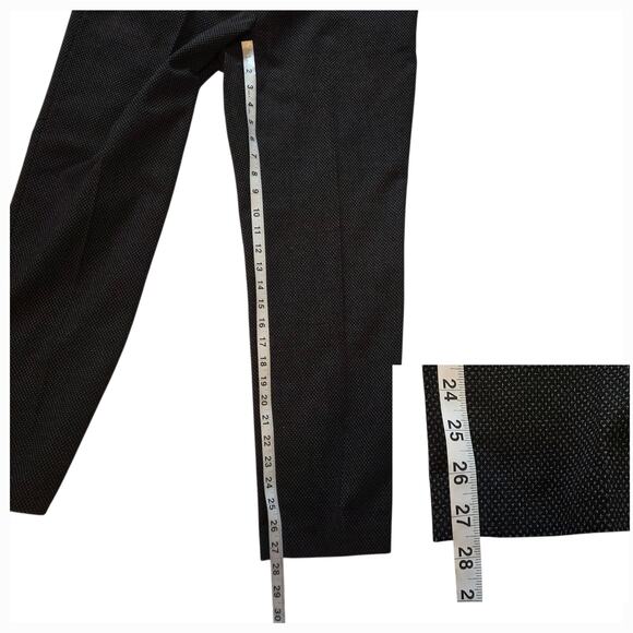 Ann Taylor Trousers Pants Textured, Tapered Leg, Ankle Length, sz 10 - Picture 6 of 11